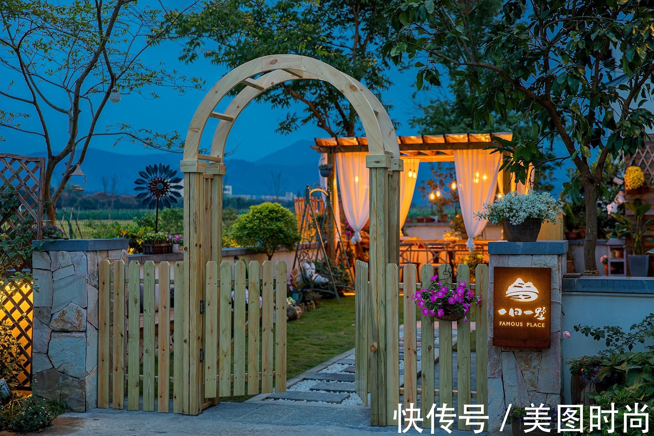 小院|80㎡最美乡村别墅小院,全由自己亲手布置设计,超有成就感