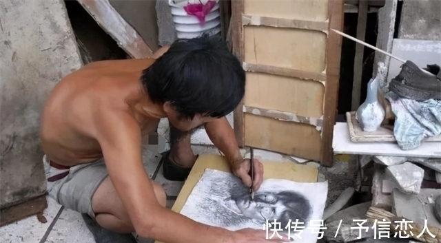 沉迷#大爷沉迷画画40年,画到妻离子散,作品却遭批:没资格进美协