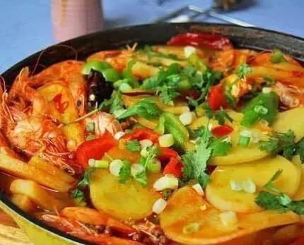 土豆片|美食推荐水煮土豆片,羊肉炖白萝卜,椰果宫保虾的做法