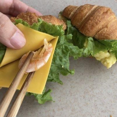 沙拉酱|#巨下饭的家常菜#可颂三明治