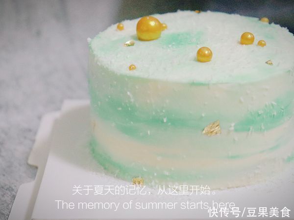 蛋糕|#夏日开胃餐#星座蛋糕抹茶青提：巨蟹专属味