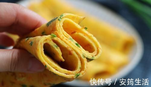 柔软|天热女儿最馋这早餐，手不粘面10分钟出锅，金黄柔软，上桌必光盘