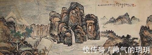 齐名#他与张大千齐名，一生画三百余幅作品，人们称他是青绿山水大师！