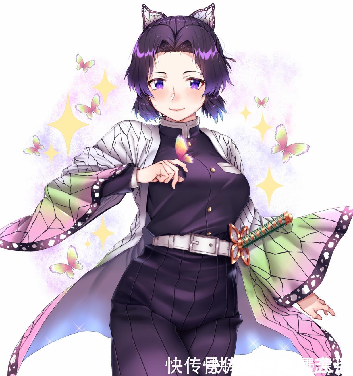 圣诞节|这些《鬼灭之刃》的同人画师,为什么画出的蝴蝶忍都很像本子呢?