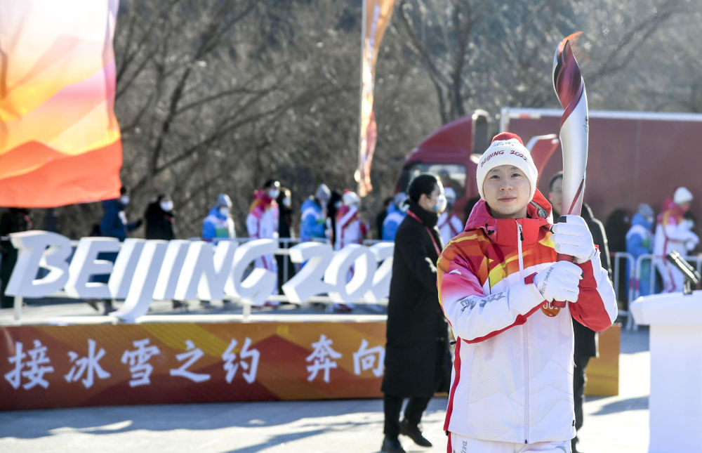 马龙|北京冬奥会｜北京冬奥会火炬在八达岭长城传递