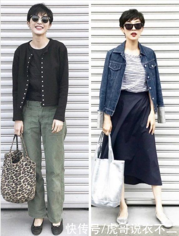 “穿出风格”才是高手，她的“中性风”刚柔并济，每一套都超优雅