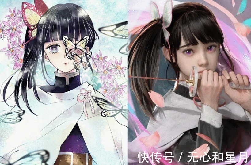 3d|鬼灭之刃遇上3D建模,蝴蝶忍颜值创新高,网友表示善逸还需提高