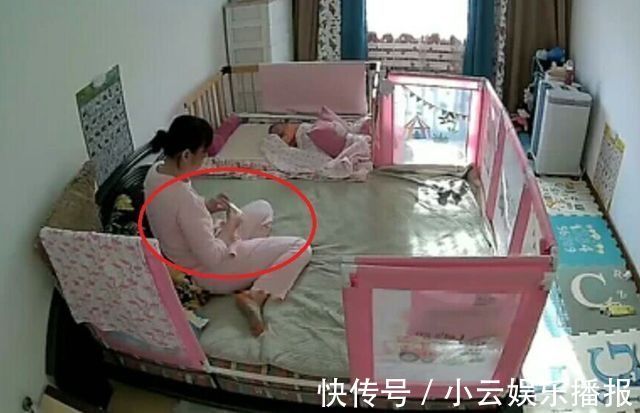 宝宝|宝宝睡着后,监控拍到保姆做的这一幕,妈妈看了直落泪