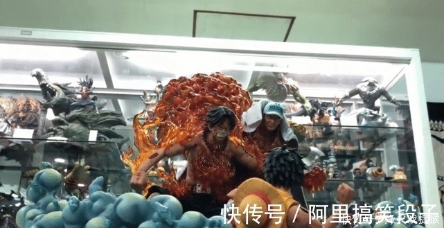 模型师|海贼王这个模型师是魔鬼吗超虐的艾斯牺牲手办QAQ,不敢买!