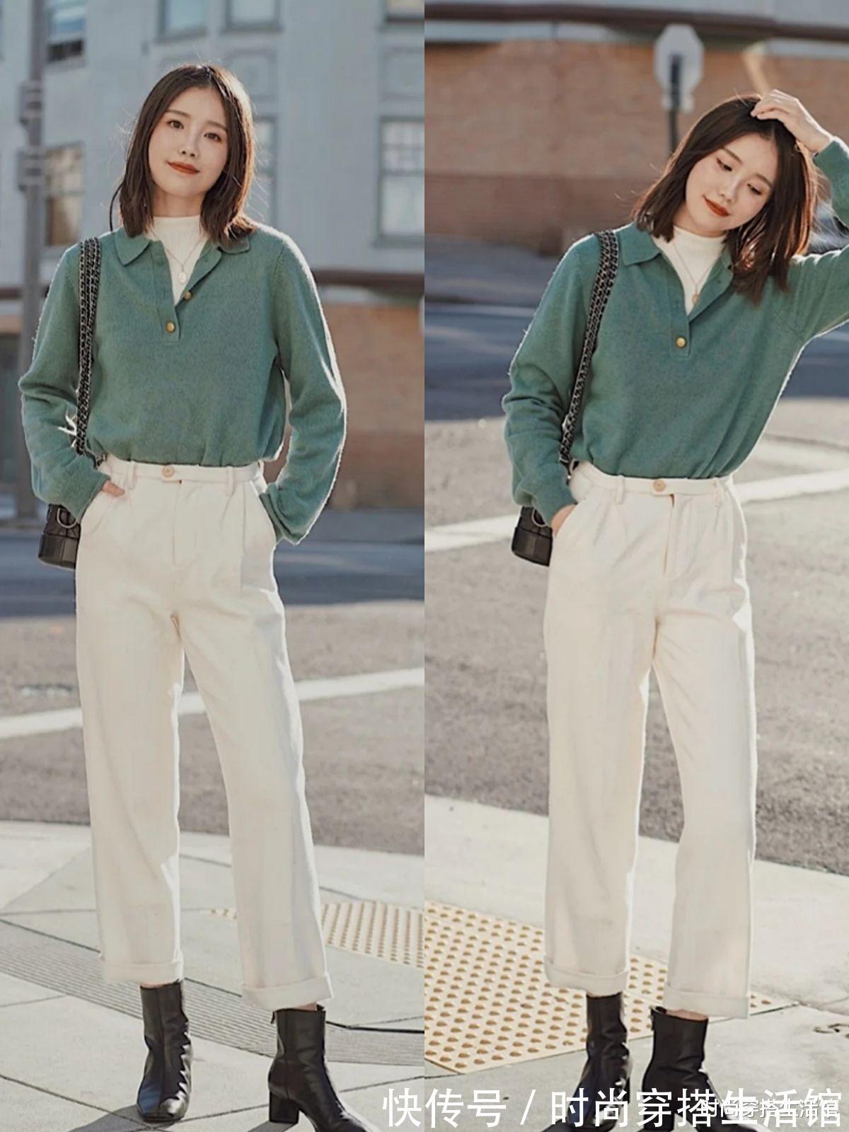 小姐姐|这才是“白裤子”该有的样子,有品位的女人这样穿,年轻又时髦