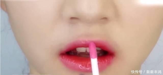 唇蜜|口红太贵?姑娘只用了1支口红 画出了8种唇色!