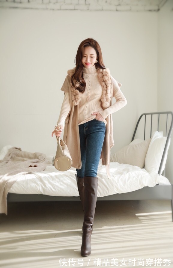 穿搭 看小姐姐如何用时髦简约的穿搭,轻松度过这件尴尬的季节