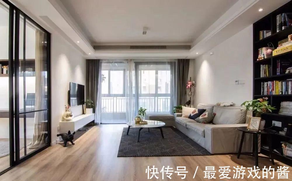 灰色调|125㎡现代简约,空间布置简约舒适!