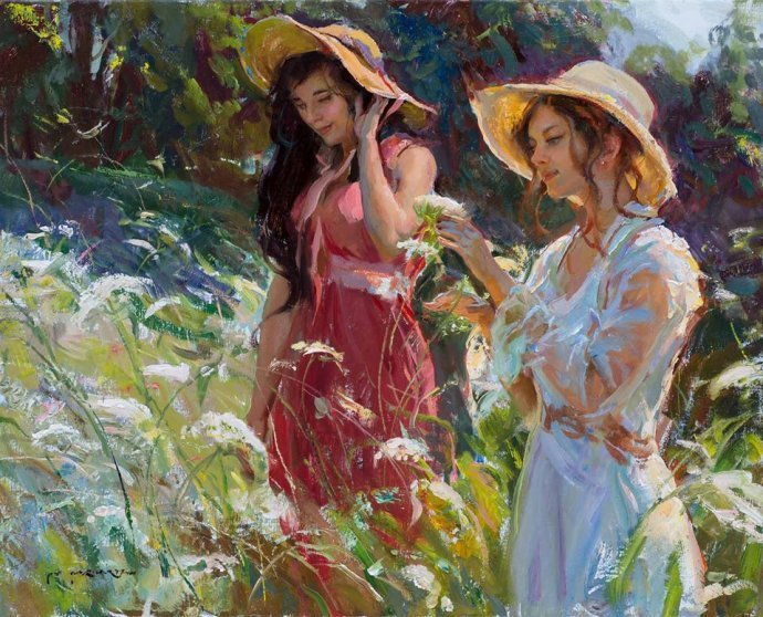 肖像!充满色彩、自由、深度的笔触的人物肖像油画作品