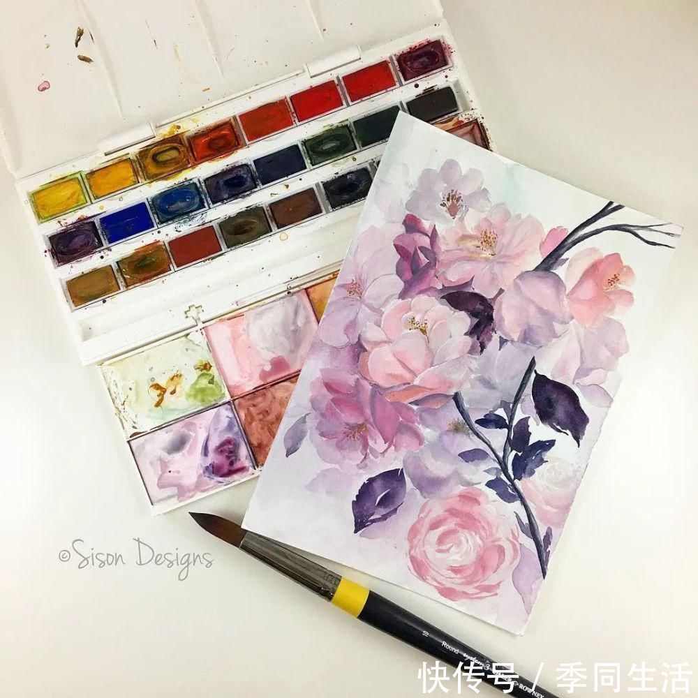 笔尖&美爆!70张超简单小清新的水彩手账,你想要的都在这里!收藏这篇就够了!