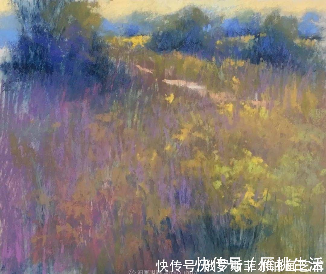 艺术家$美国当代粉彩艺术家贝萨尼·菲尔兹粉彩风景画作品欣赏