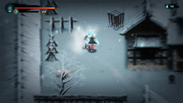 lite|国产暗黑武侠动作 Roguelite 游戏《暖雪》上架 Steam，画面亮眼