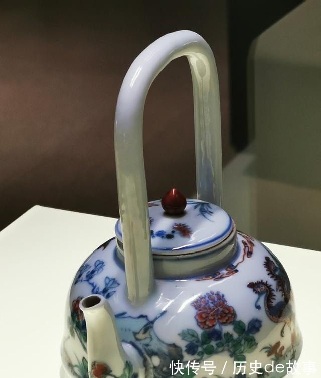 五伦&斗彩五伦图提梁壶体会儒家五伦思想精髓!