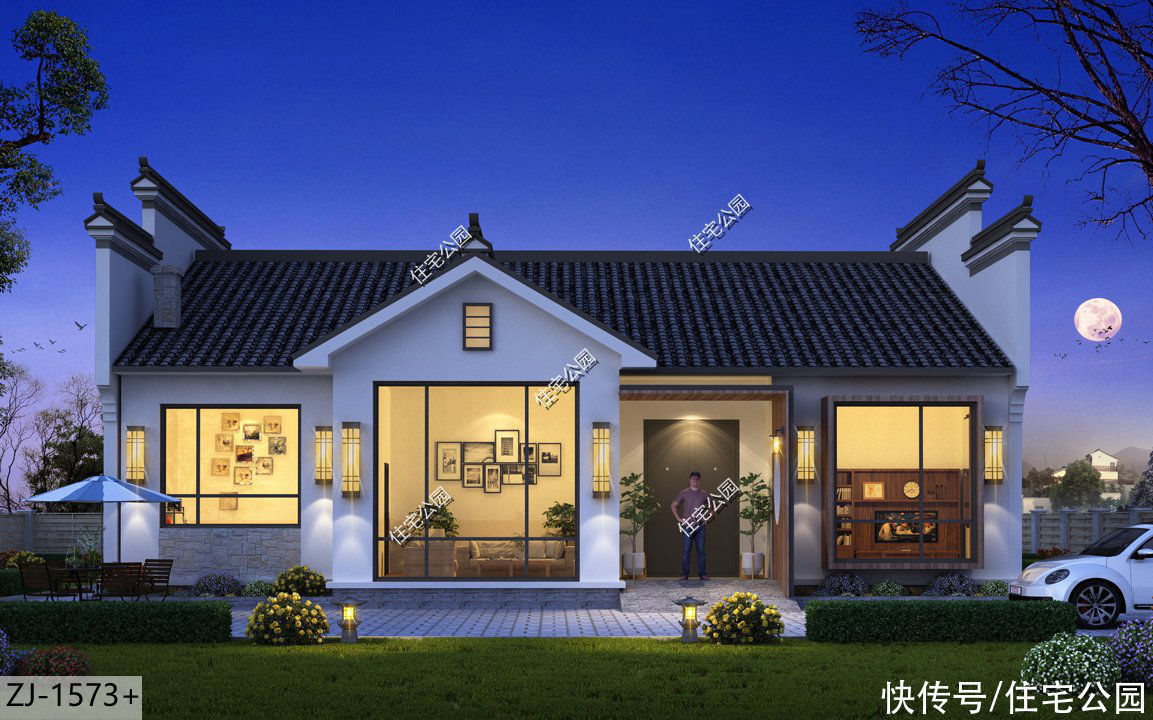 占地面积|农村盖房的好月份,10套一层户型奉上,第3套造价低第6套特别美