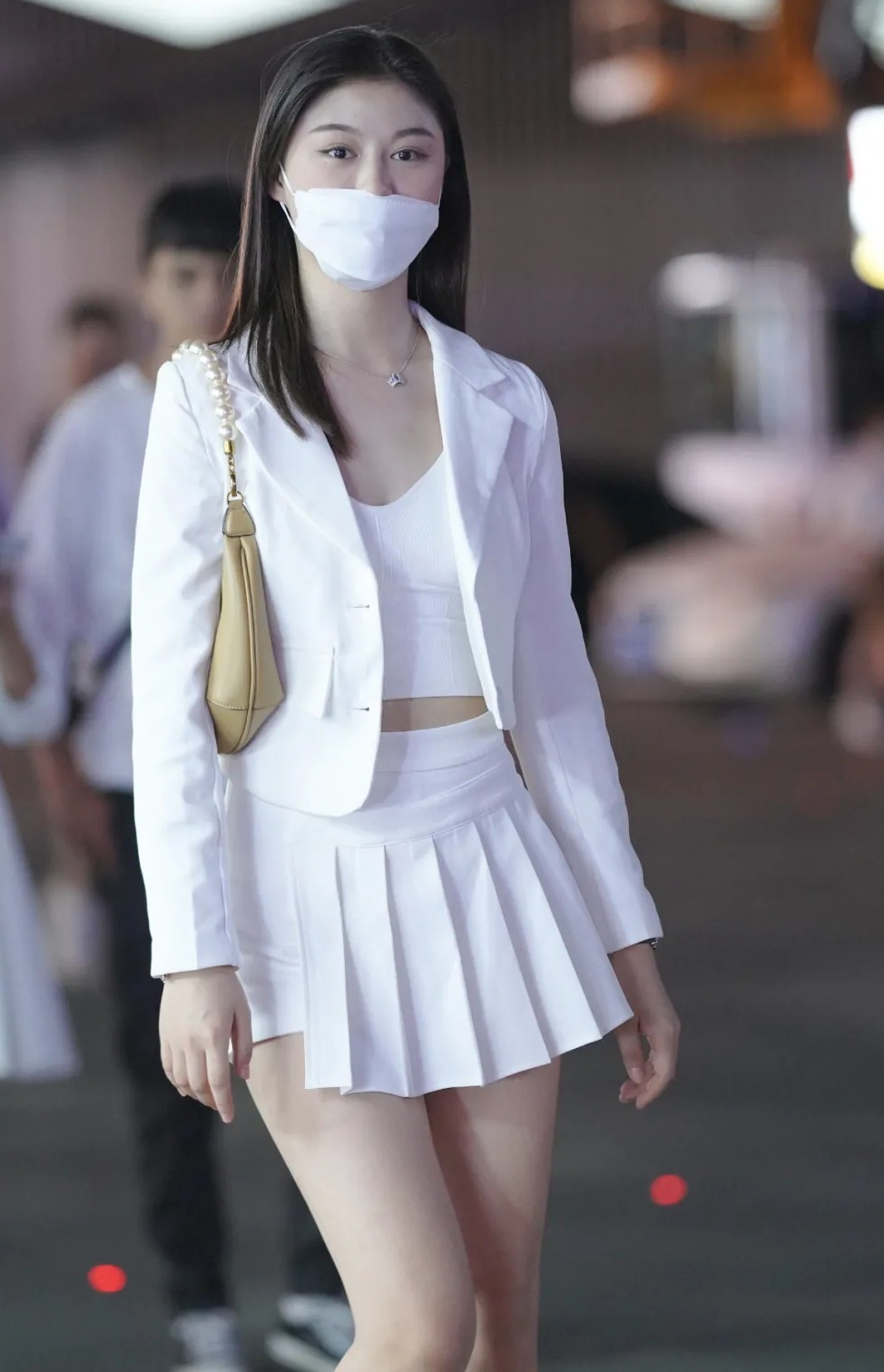 套装裙 白色套装裙时尚优雅又小清新,还非常显气质