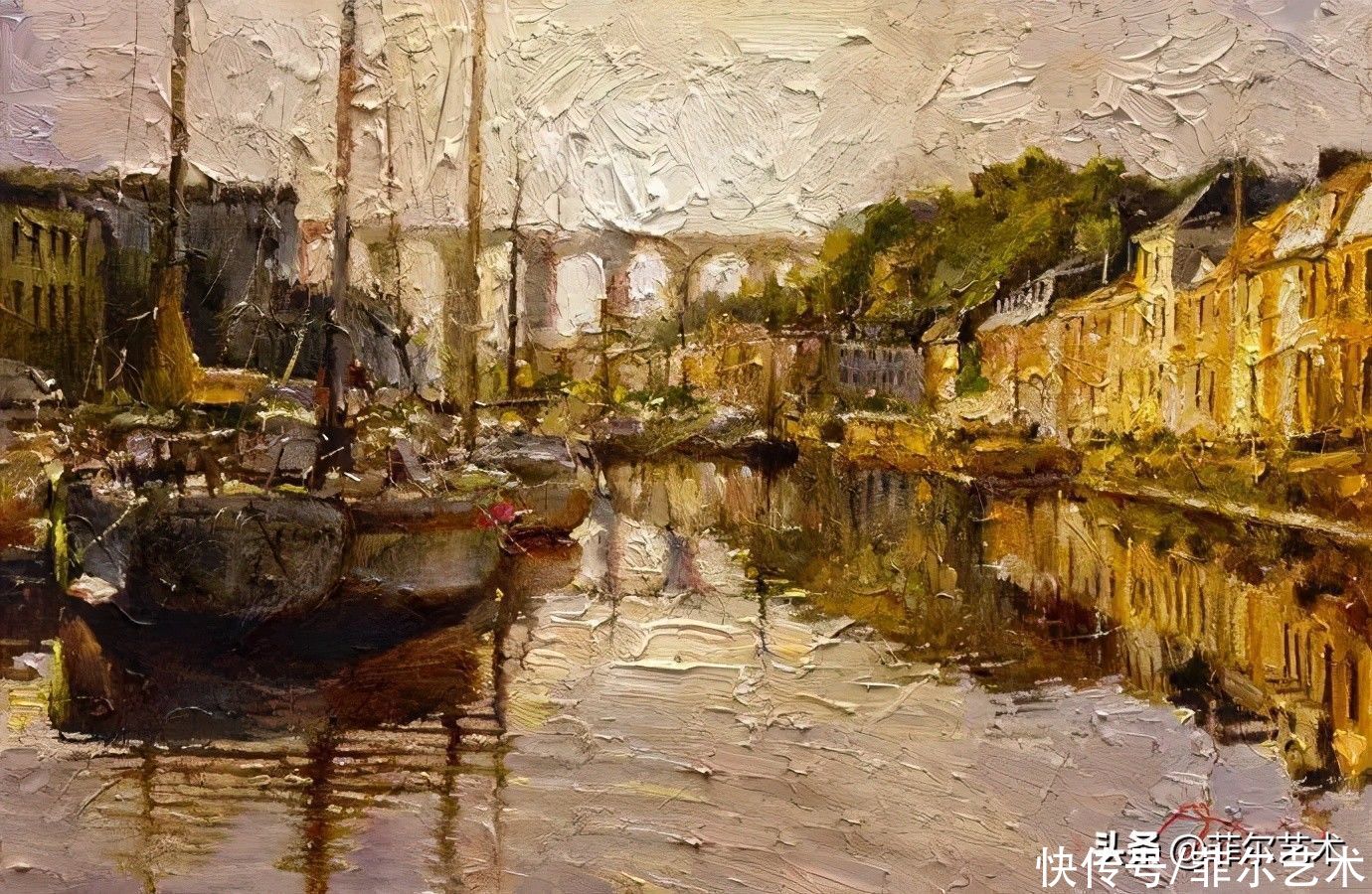 特罗菲莫夫|特罗菲莫夫独特的风景油画作品，每一张都叫绝了，真的很美