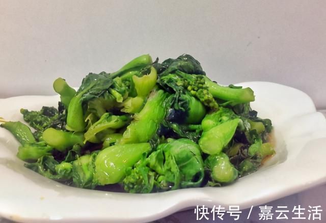 油菜苔|维C比柠檬还高的蔬菜,5块钱买一把,简单一炒,不放肉也特鲜