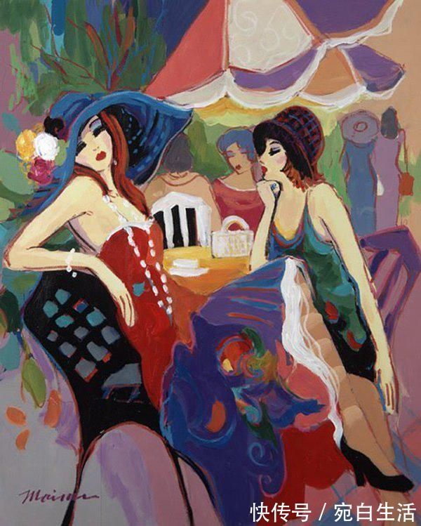 isaac maimon！以色列艺术家人体油画中的女郎，优雅而迷人