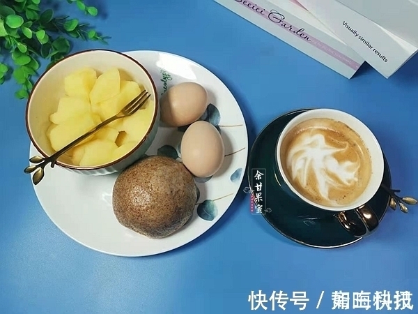 晒一个人七天早餐,果蔬和主食饮品,简单管饱,网友好自律