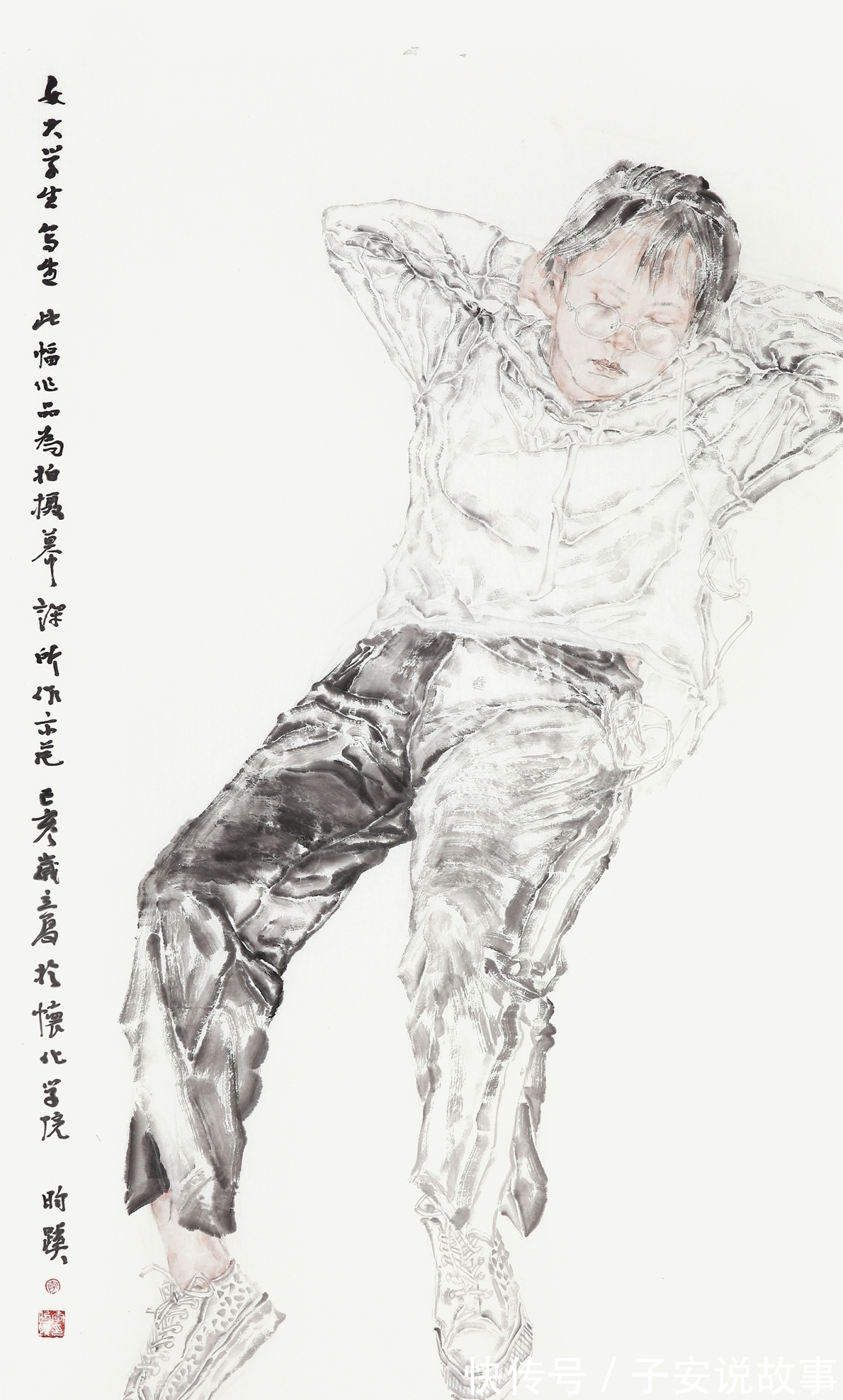 笔墨!「直击书画」李昀蹊,全新笔墨语境下的人物画