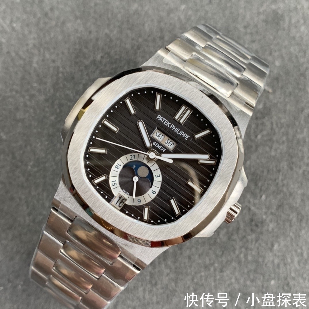 cnc V9百达翡丽运动优雅Nautilus系列(鹦鹉螺)年历腕表评测