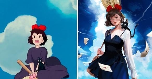 关注|画师绘制“写实版”角色,要是皇后长这样,谁还关注白雪公主?