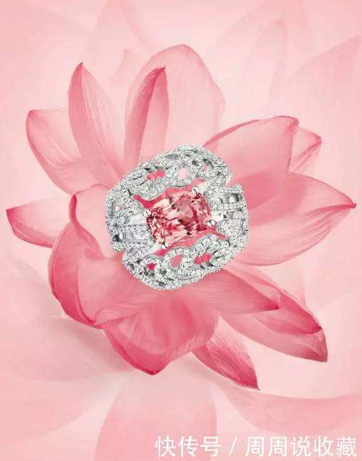 订婚戒指|印度奉国宝无烧红莲花,英国尤金妮公主订婚戒指,帕帕拉恰蓝宝石
