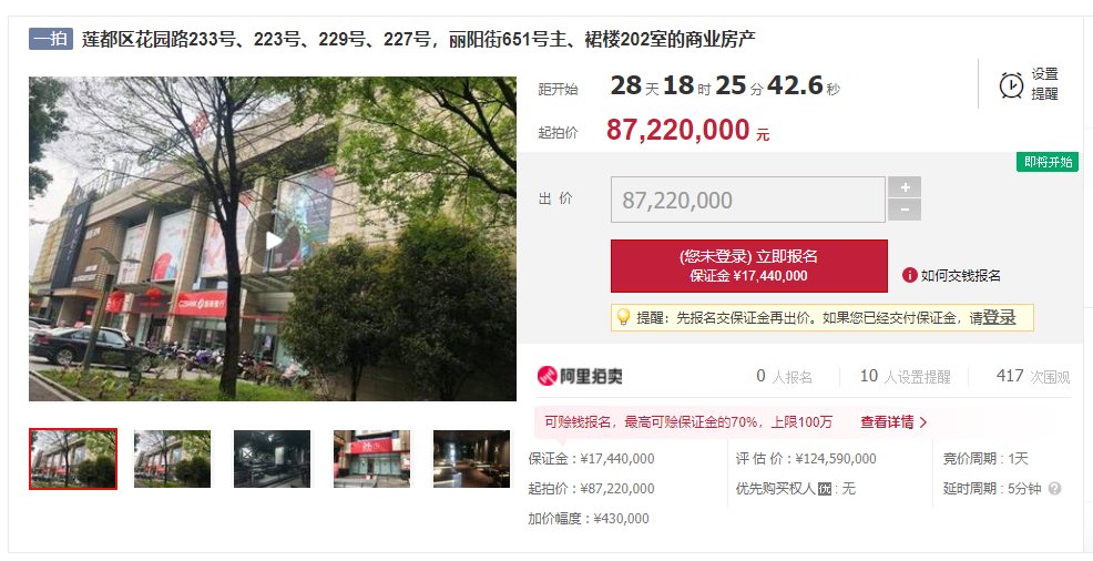 裙楼|评估价超1.2亿!花园路上这批房产即将拍卖!丽水人很熟悉