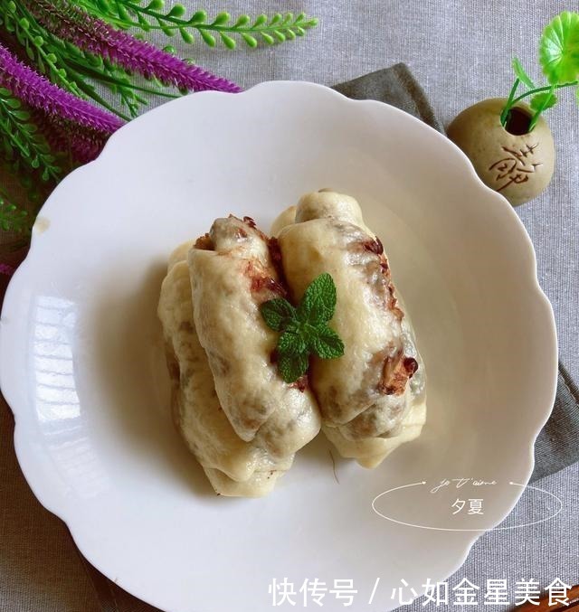 实践简单豆沙卷,一看就会,真的0失败,蓬松柔软香甜