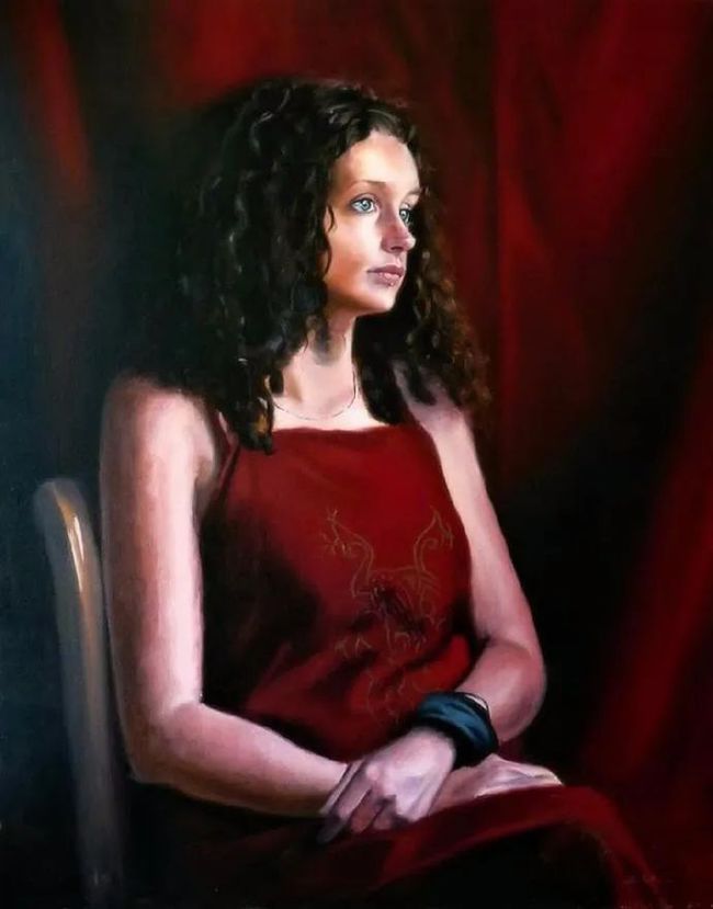 艺术学院$法国女画家:魅力独特的色粉味道