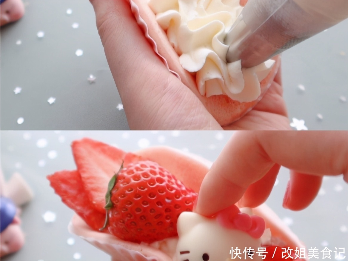 零失败草莓抱抱卷，颜值爆表巨好吃