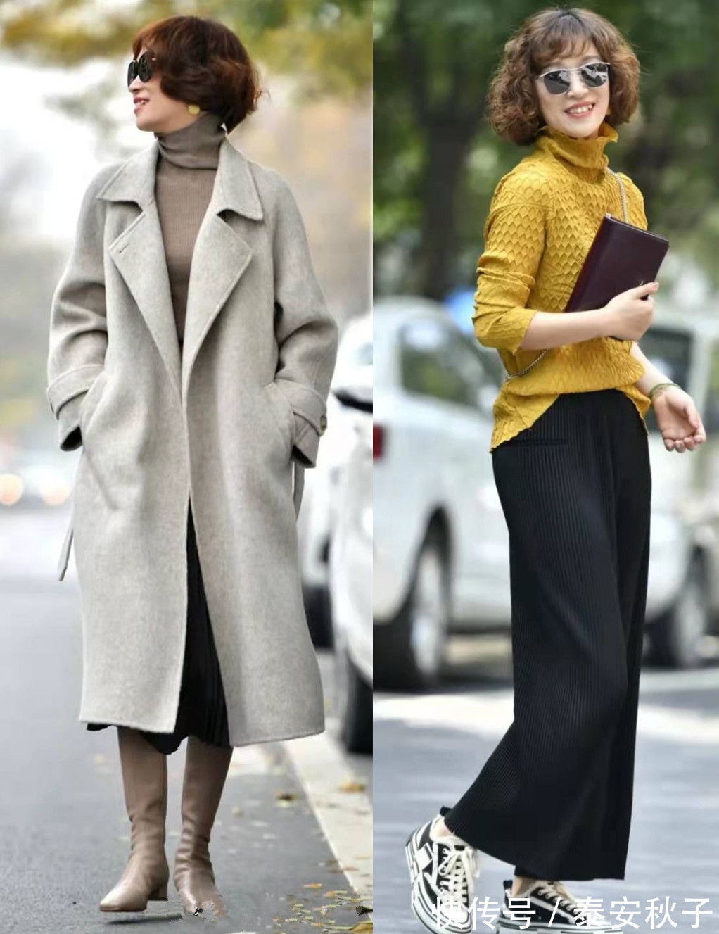 大衣 过了50岁的女人,冬日穿搭要远离紧身裤!很土、更显胖!