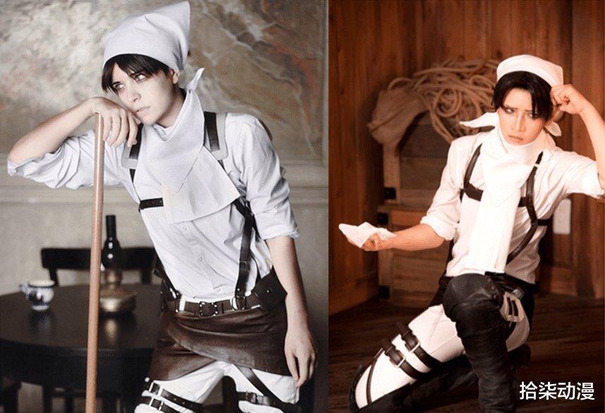 进击巨人|进击的巨人COS:小哥神还原巨人模样!韩吉漂亮潇洒,风头盖过三笠