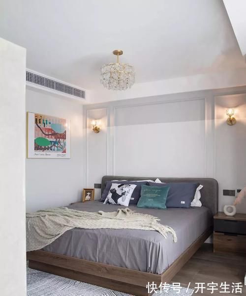 大套间|96㎡现代简欧风,主次卧打通,小户型变身大套间!时尚又温馨