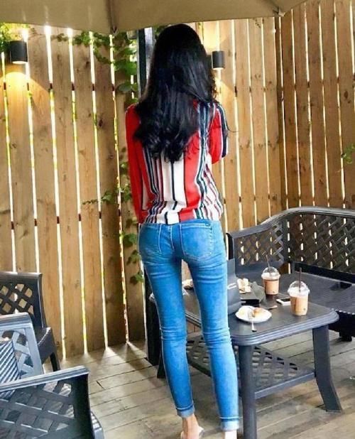 紧身|修身显瘦的紧身牛仔裤,活力四射,我都心动了