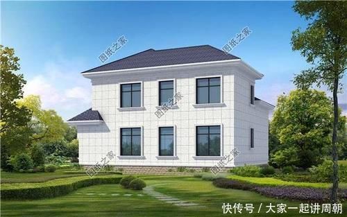 别墅|5款小户型二层楼房，简欧风格，农村建房非他莫属
