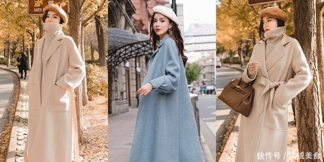 “长款大衣+阔腿裤”，才是冬季“高瘦美”的正确搭配