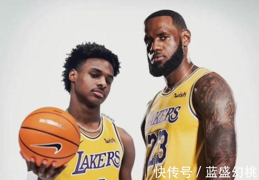 布朗尼|没长大就开始赚钱!詹姆斯儿子签第一份合同,已成代言人!