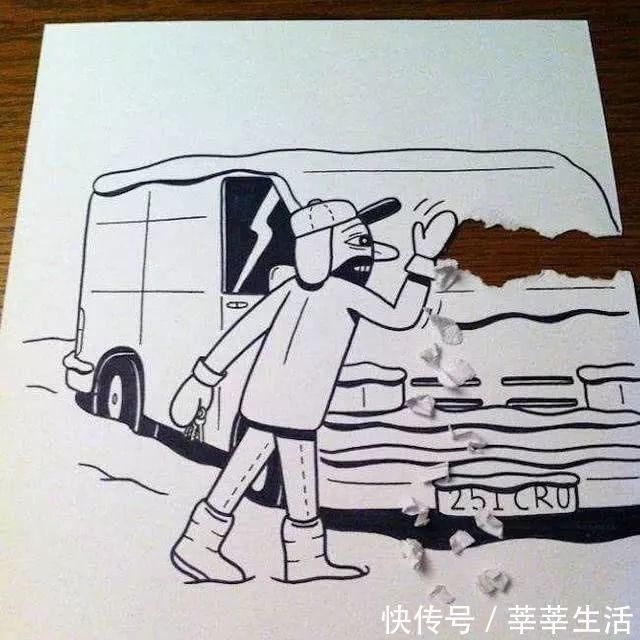 A4#歪果仁脑洞大开,把一张A4纸玩成这样,进来膜拜!!