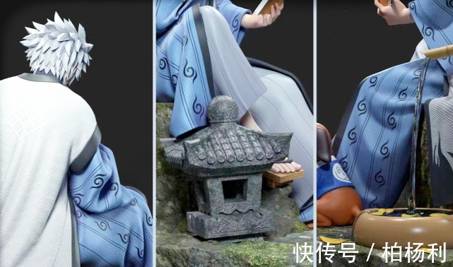 亲热天堂|火影卡卡西浴衣造型手办,帕克服饰抢镜,手办整体意境令人感叹