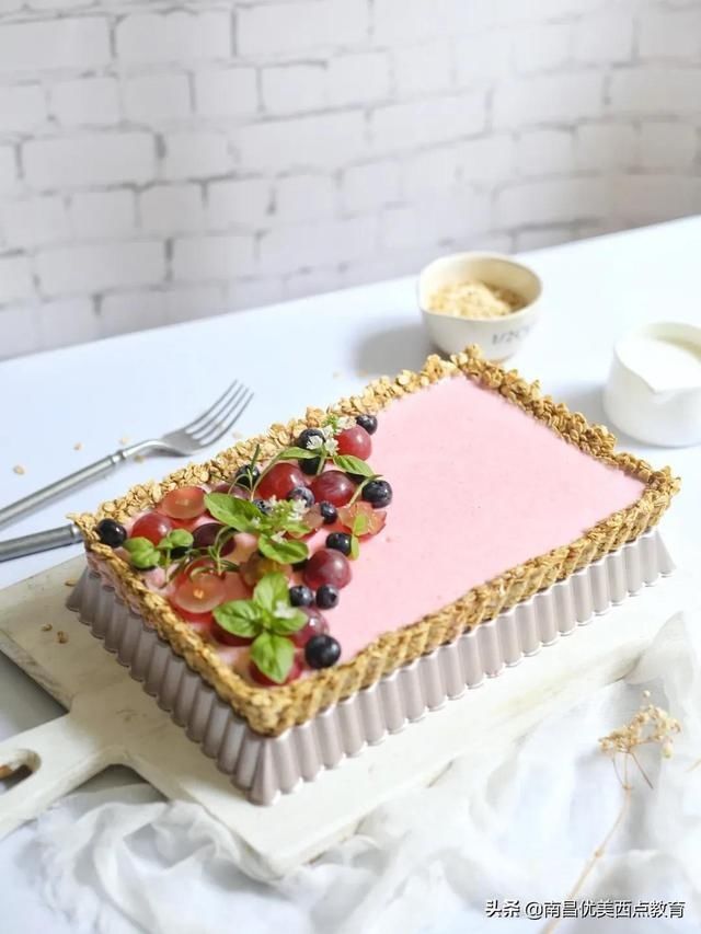 这也太美了吧，根本舍不得吃，新手都能成功的燕麦挞