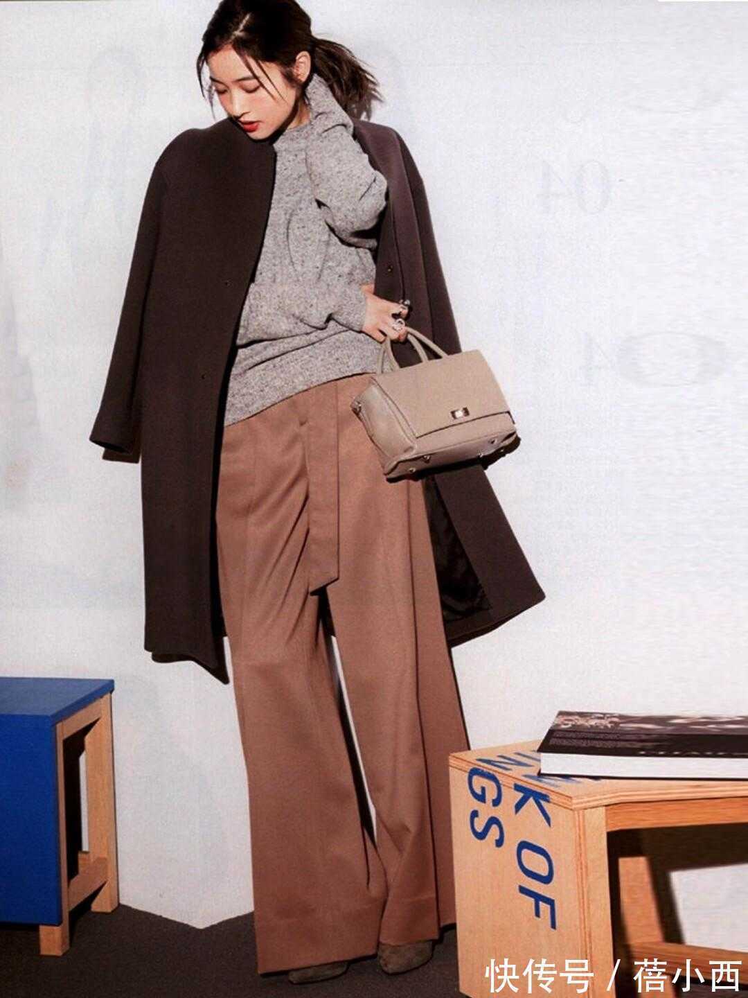 博主|优雅的日本女人都爱穿针织衫,懂得配色和搭配技巧,简直美呆了!