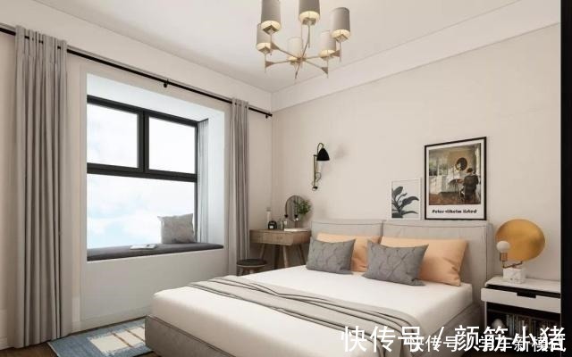 鞋柜|110平三房户型,装修成现代北欧风还带一个大大的衣帽间!