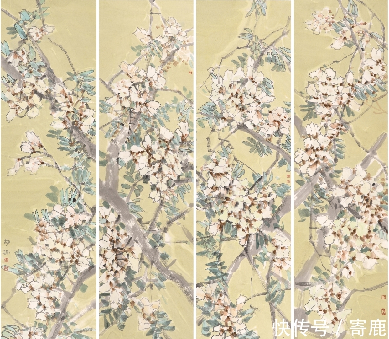 畅春!雅润天成|胡楠「花鸟画」