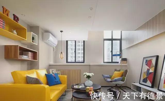 床头柜|女友嫌房子小,迷你32平复式楼,硬是挤出两间卧室,真实用!